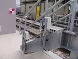 steel tube handrail system fitted on railway area for pedestrian safety